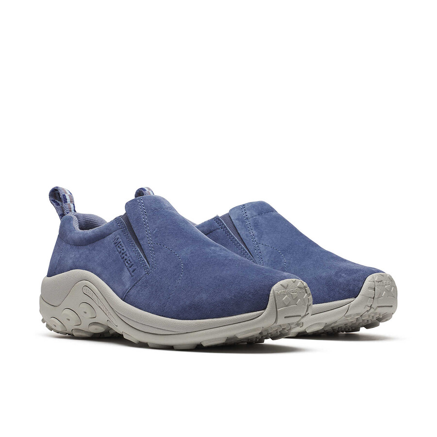 męskie półbuty jungle moc casual slip ons indigo