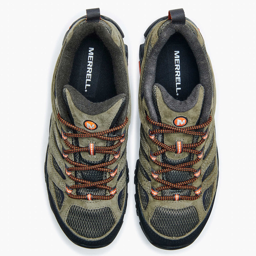męskie buty trekkingowe moab 3 w kolorze oliwkowym