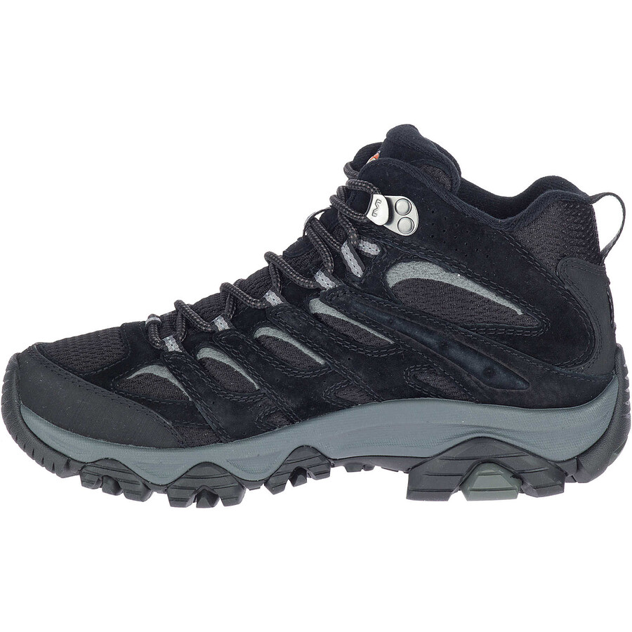 damskie buty trekkingowe moab 3 mid gore-tex w kolorze czarno-szarym