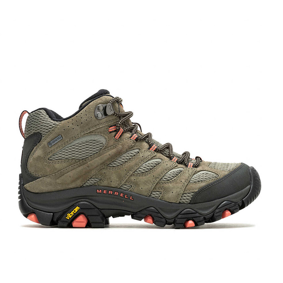 damskie buty trekkingowe moab 3 mid gore-tex w kolorze oliwkowym