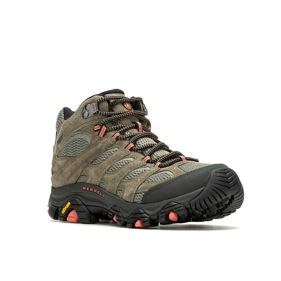 damskie buty trekkingowe moab 3 mid gore-tex w kolorze oliwkowym