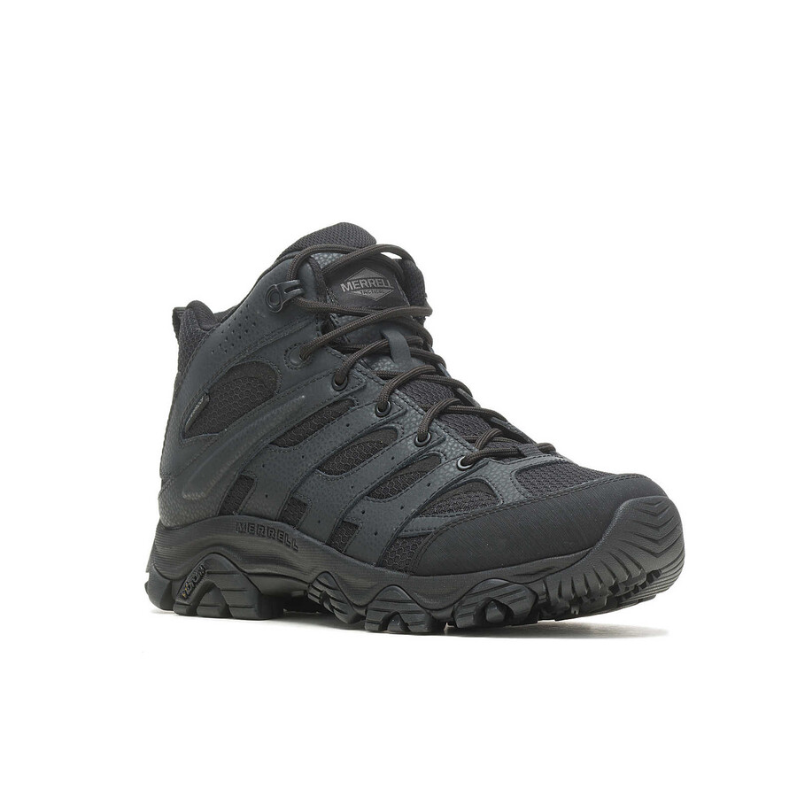 męskie buty taktyczne moab 3 mid wodoodporne czarne