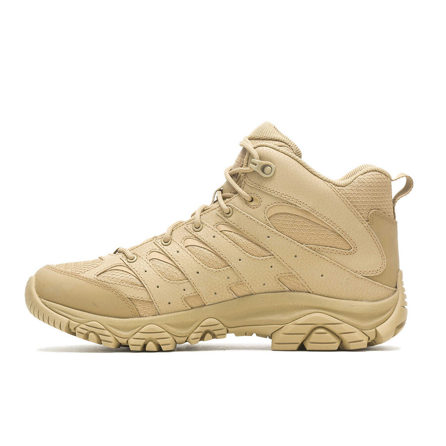 męskie buty taktyczne wodoodporne moab 3 mid w kolorze dark coyote