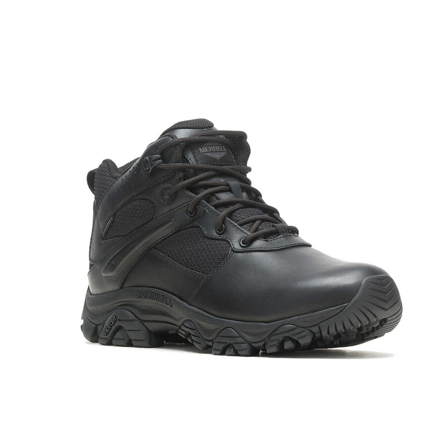 męskie buty taktyczne moab 3 mid wodoodporne czarne
