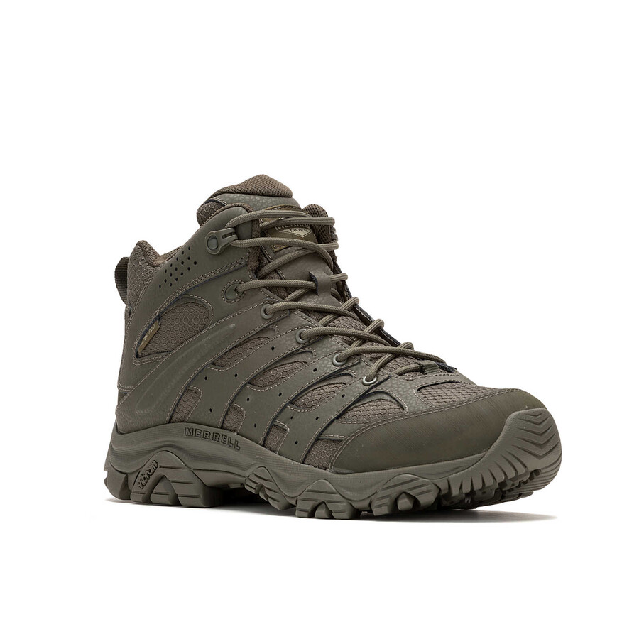 męskie - moab 3 mid tactical waterproof - buty dark olive