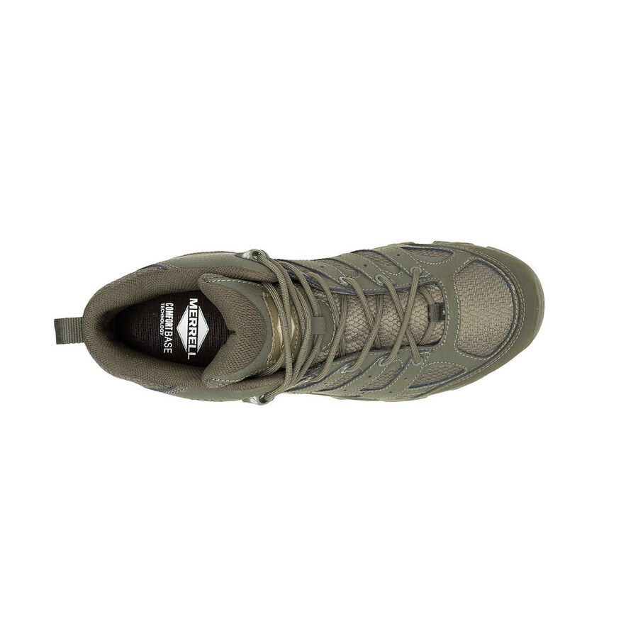 męskie - moab 3 mid tactical waterproof - buty dark olive