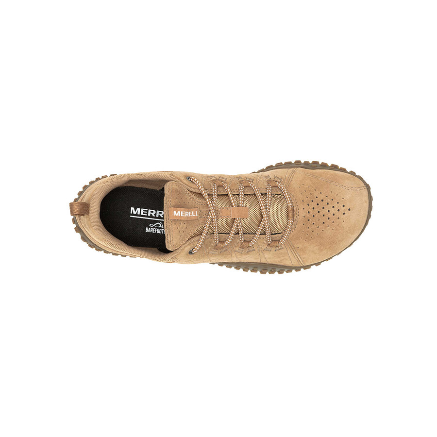 męskie owinięte buty barefoot w kolorze tytoniowym