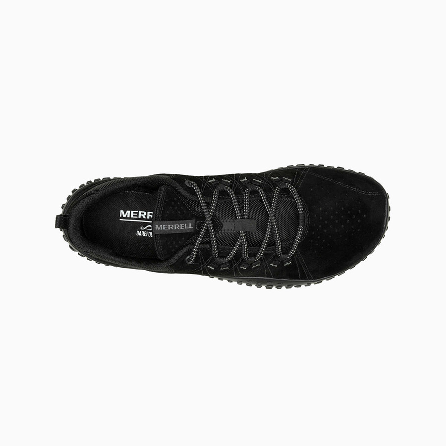 męskie owinięte buty barefoot w kolorze czarnymczarnym