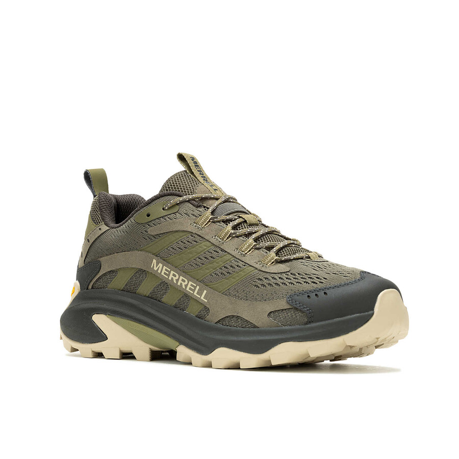 męskie buty trekkingowe moab speed 2 wide width olive