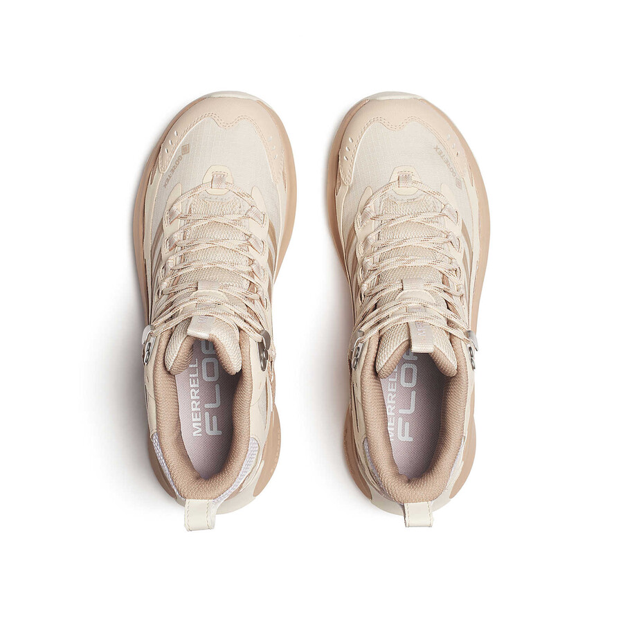 damskie buty moab speed 2 mid gore-tex o szerokiej szerokości w kolorze nougat