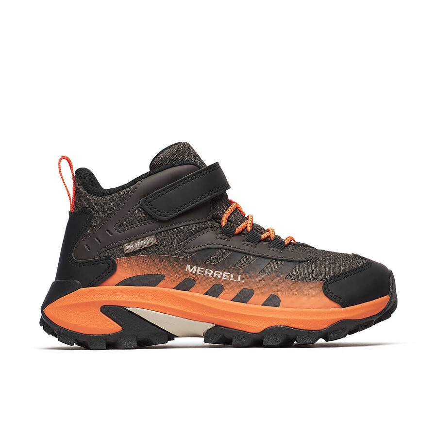 wodoodporne buty big kid moab speed mid 2 ac w kolorze bk gunsmokeorange