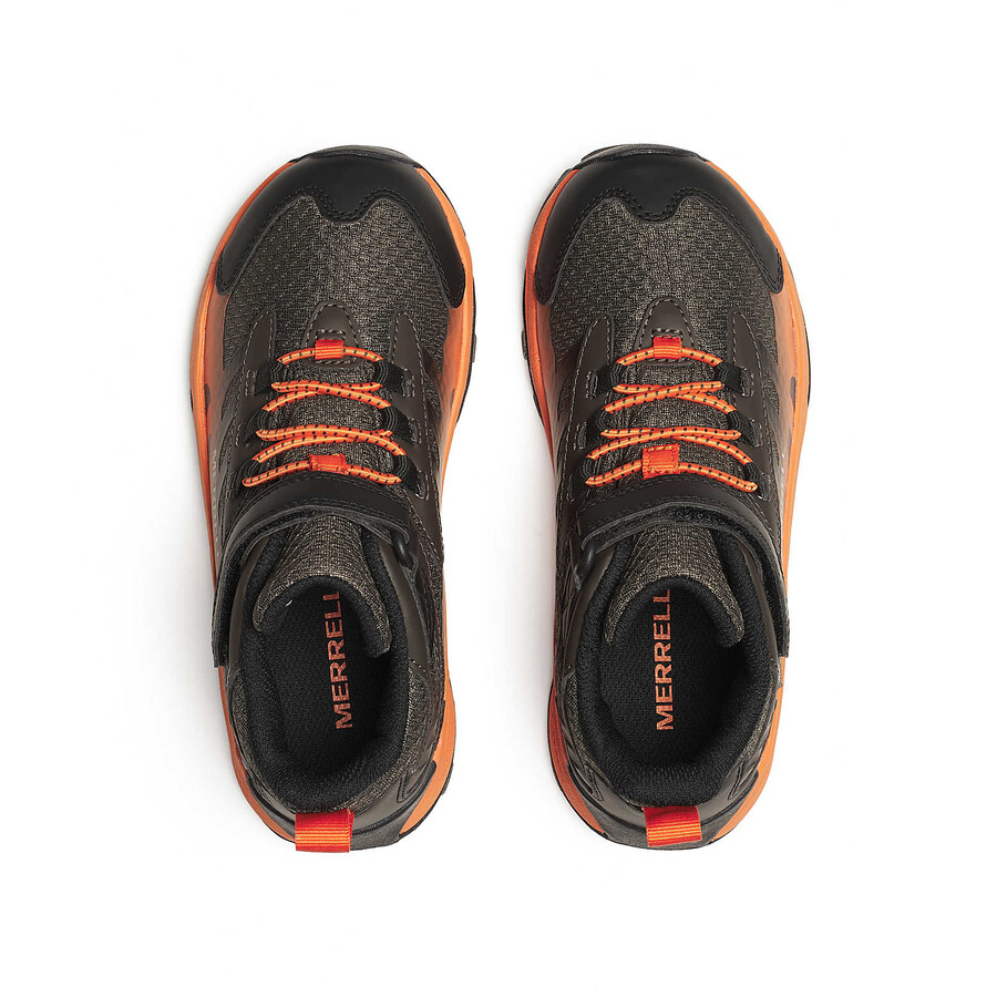 wodoodporne buty big kid moab speed mid 2 ac w kolorze bk gunsmokeorange