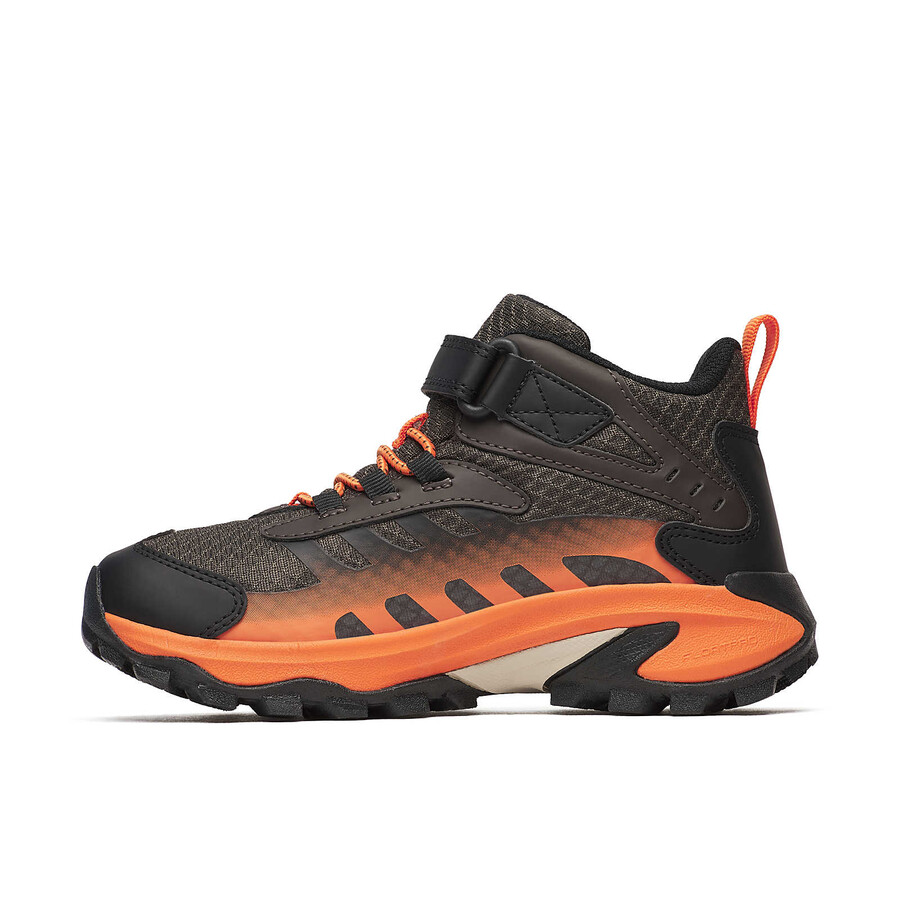 wodoodporne buty big kid moab speed mid 2 ac w kolorze bk gunsmokeorange