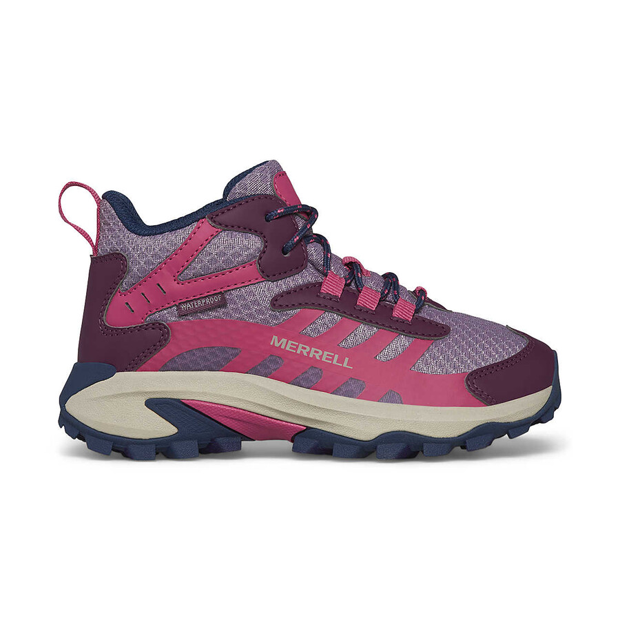 dziecięce - moab speed 2 mid wodoodporne - athletics bk berry