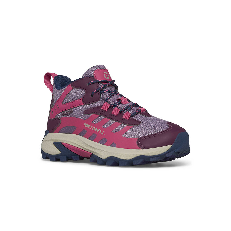 dziecięce - moab speed 2 mid wodoodporne - athletics bk berry