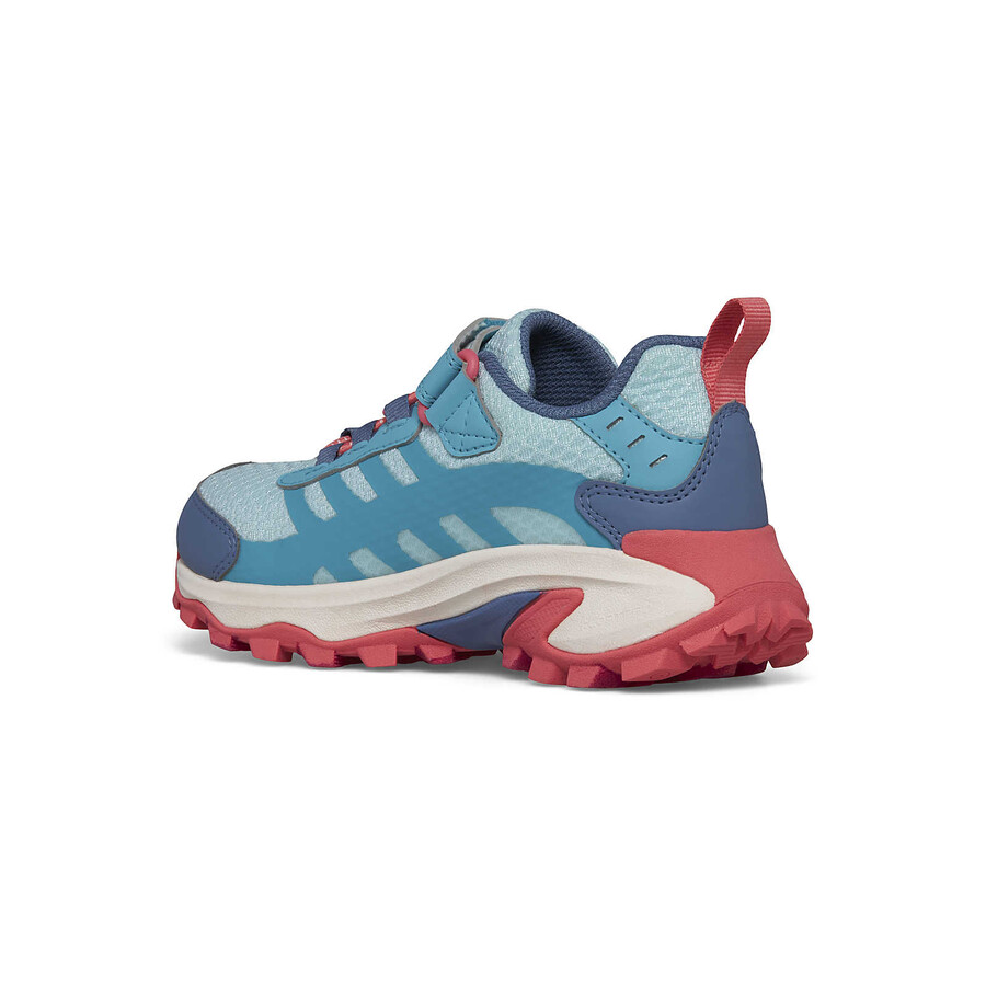 big kid moab speed 2 low ac wodoodporne - buty bk turkusowekoralowe