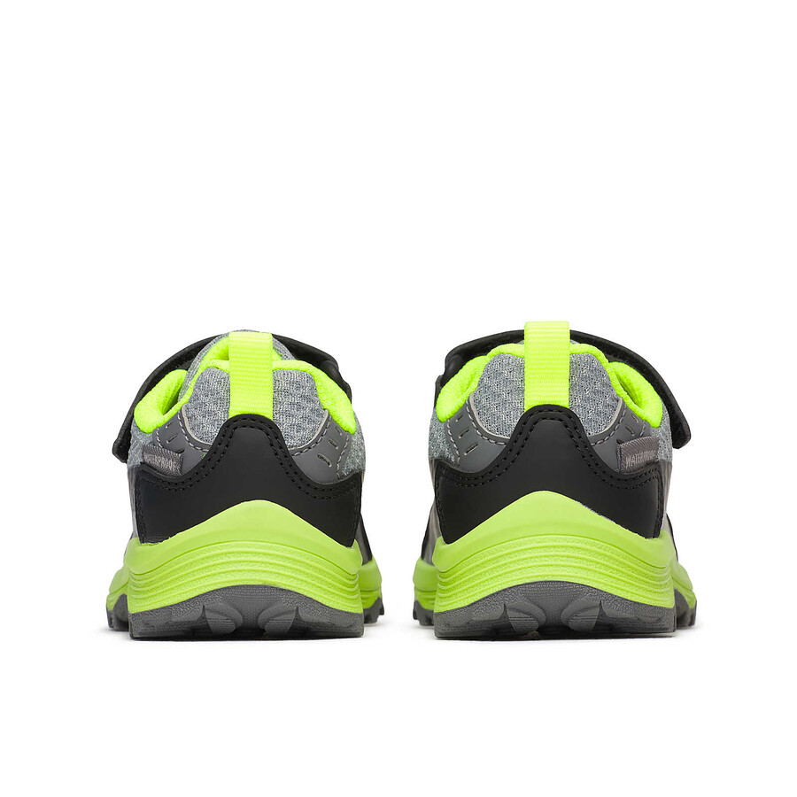 wodoodporne buty moab speed 2 low ac jr. szaro-czarno-cytronowe