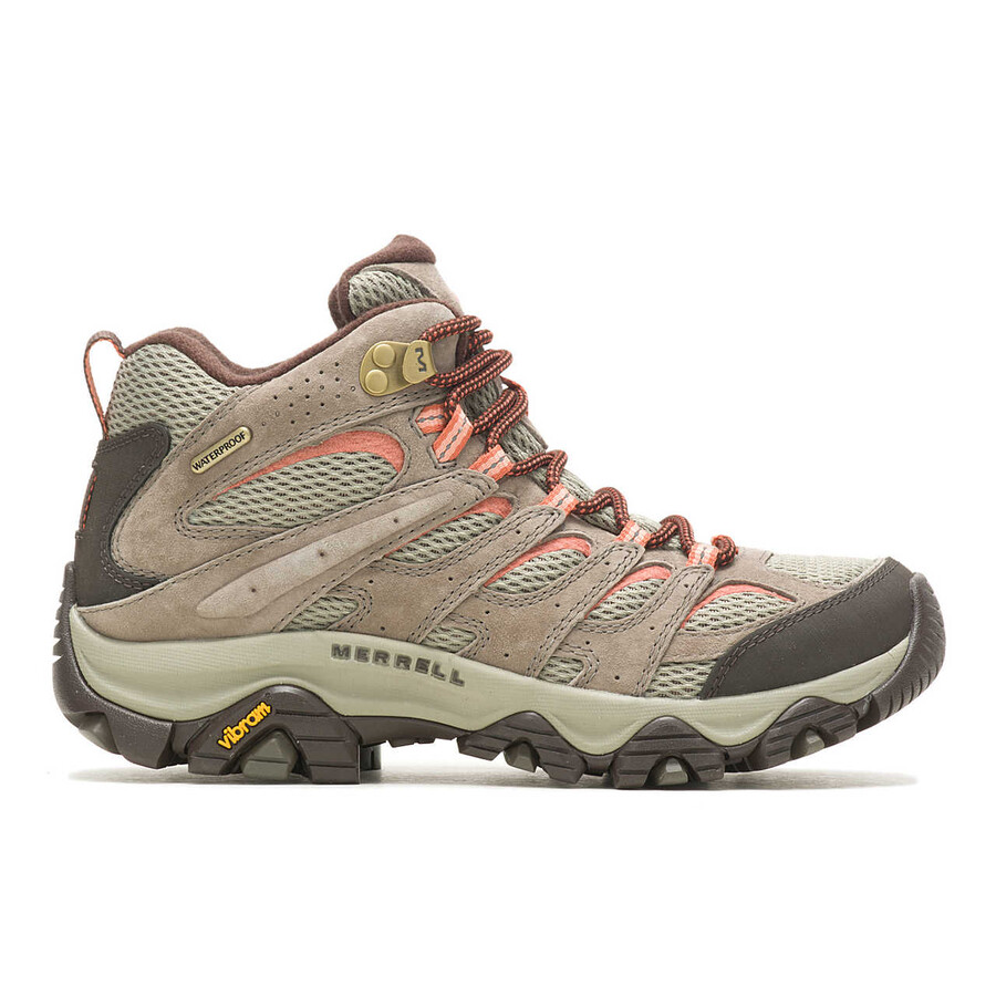 damskie wodoodporne buty trekkingowe moab 3 mid z linką bungee