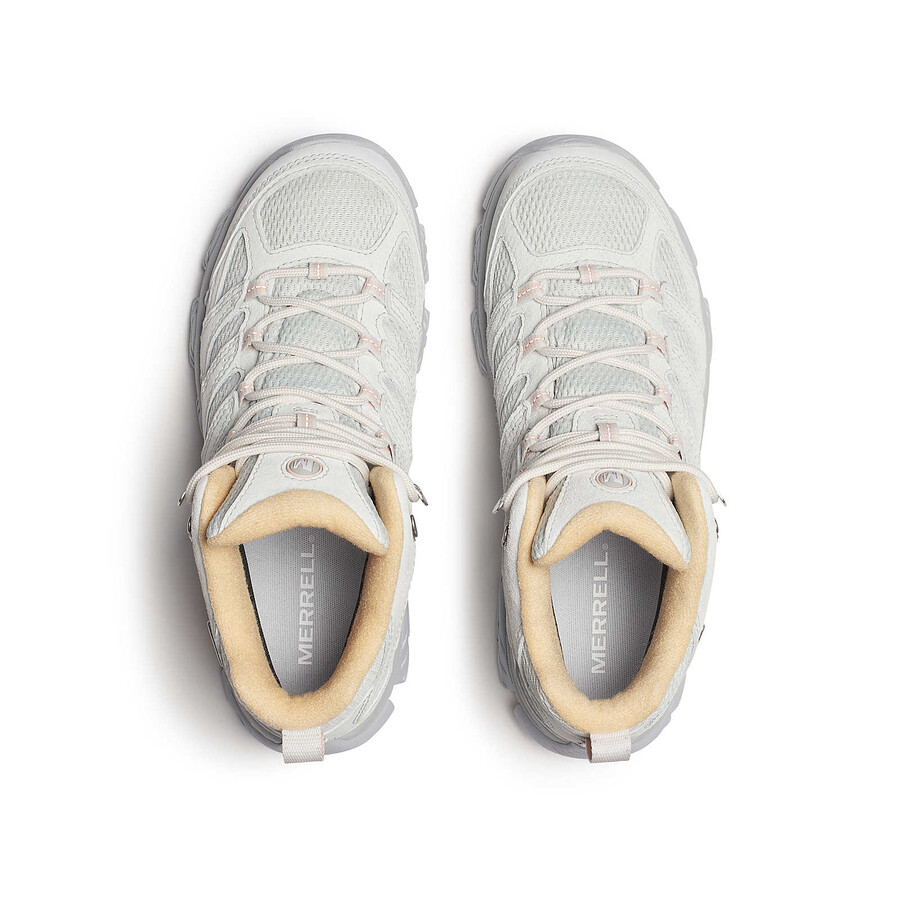 damskie wodoodporne buty trekkingowe moab 3 mid vapor grey