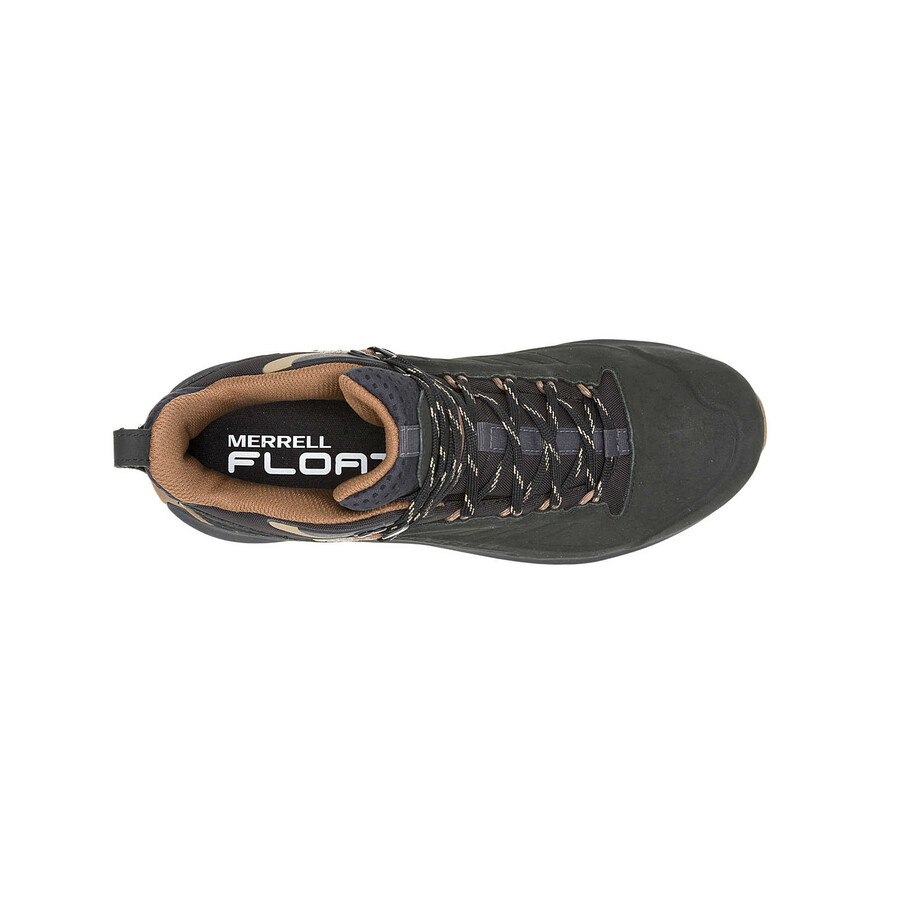 moab speed 2 skórzane wodoodporne buty trekkingowe Średniej skóry czarne