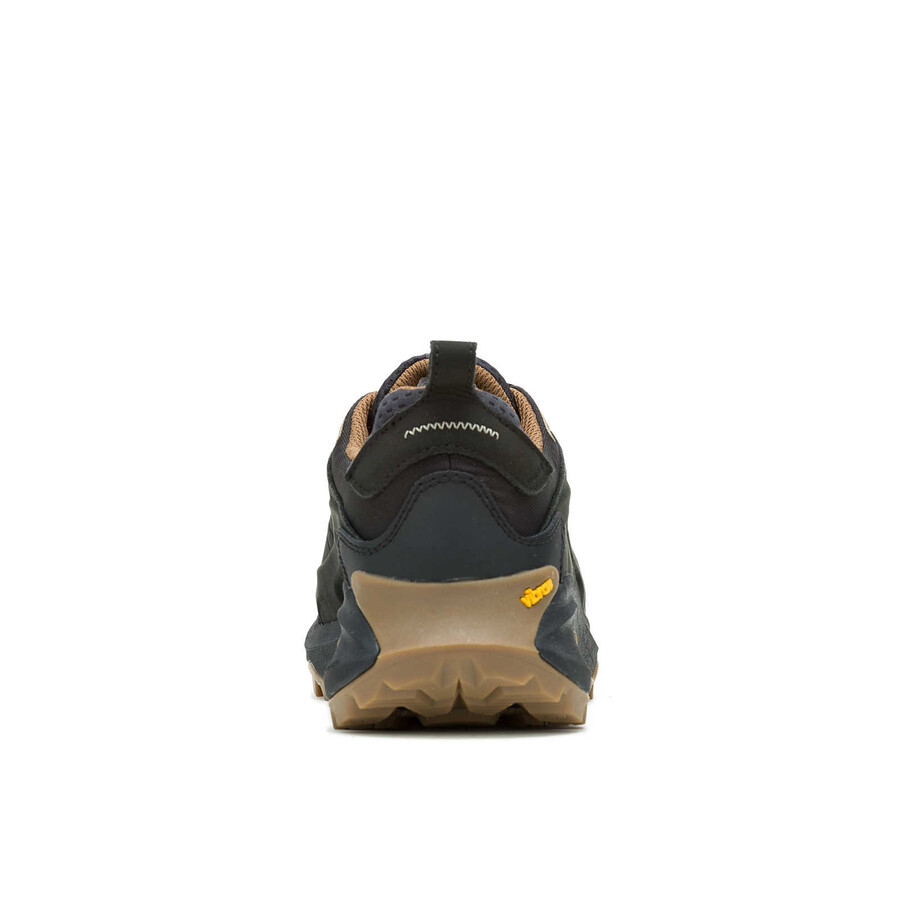 męskie wodoodporne buty trekkingowe moab speed 2 leather w kolorze czarnym