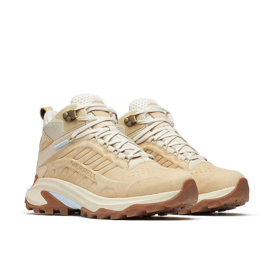 damskie buty trekkingowe moab speed 2 leather mid wp latte