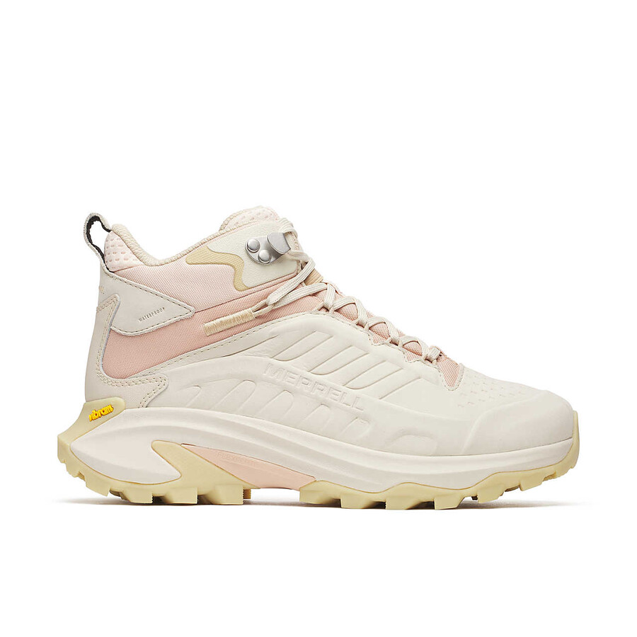 damskie buty trekkingowe moab speed 2 leather mid wp w kolorze skorupki jajka