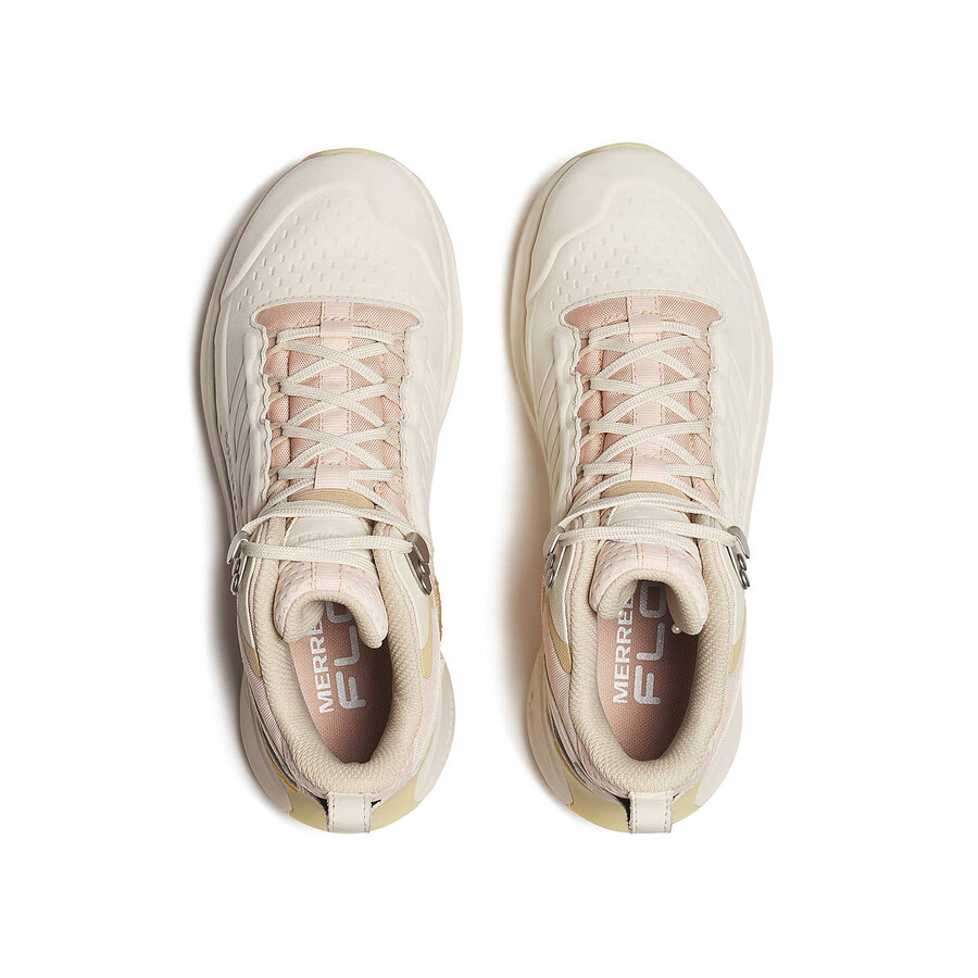 damskie buty trekkingowe moab speed 2 leather mid wp w kolorze skorupki jajka