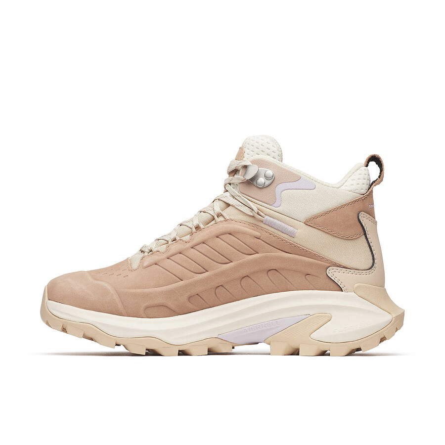 damskie buty trekkingowe moab speed 2 leather mid wp w kolorze orzechowym