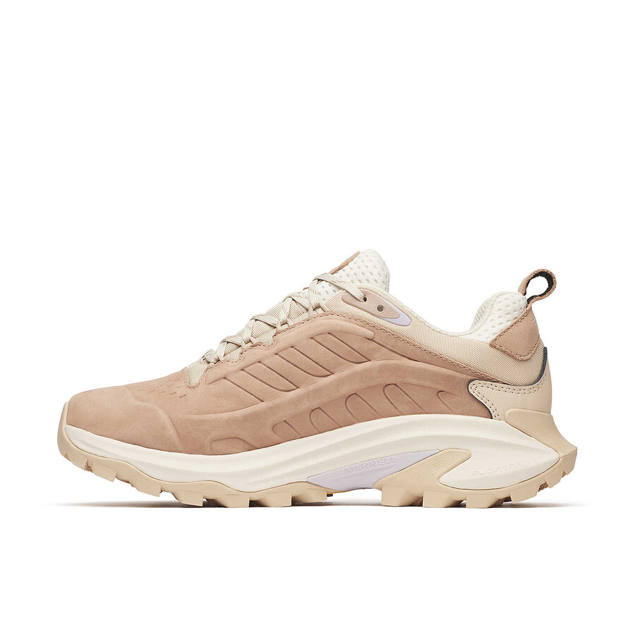 moab speed 2 skórzane wodoodporne buty trekkingowe hazel