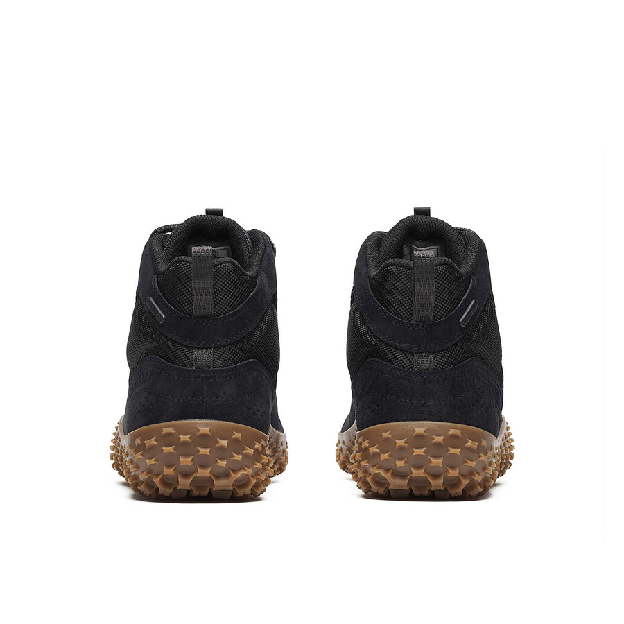 męskie wodoodporne owinięte buty barefoot w kolorze czarnymgumowym