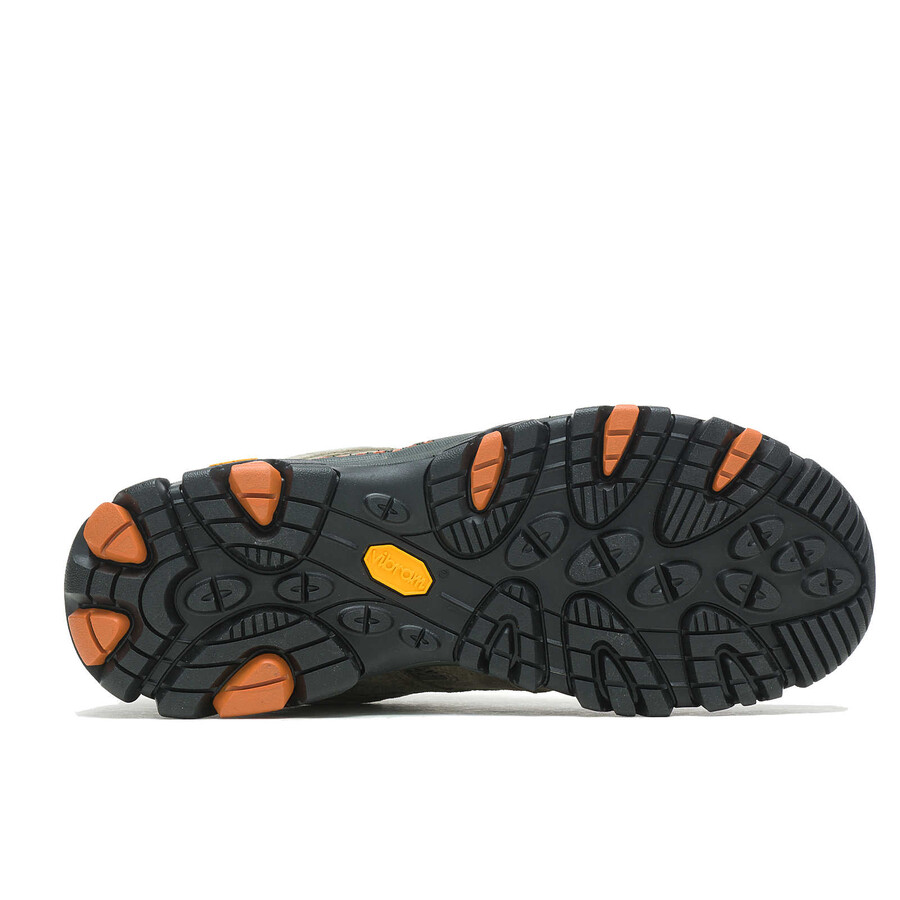 męskie buty trekkingowe moab 3 gore-tex o szerokiej szerokości oliwkowe