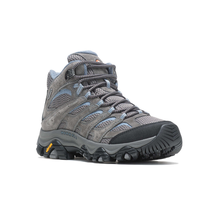 damskie - moab 3 mid wodoodporne szerokie - buty granitowe