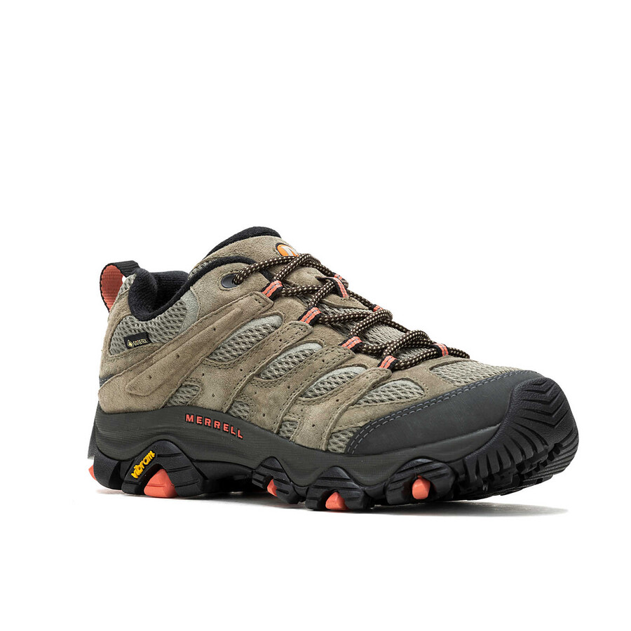 damskie buty trekkingowe moab 3 gore-tex w kolorze oliwkowym