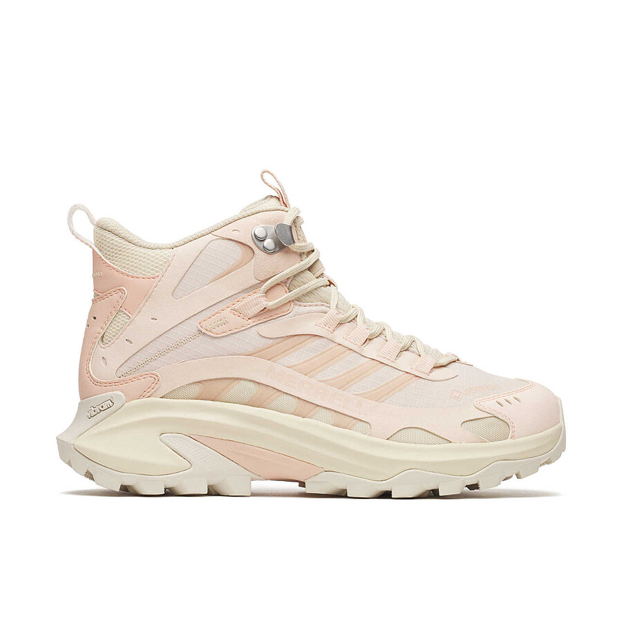 damskie buty trekkingowe moab speed 2 mid gore-tex w kolorze różowej soli