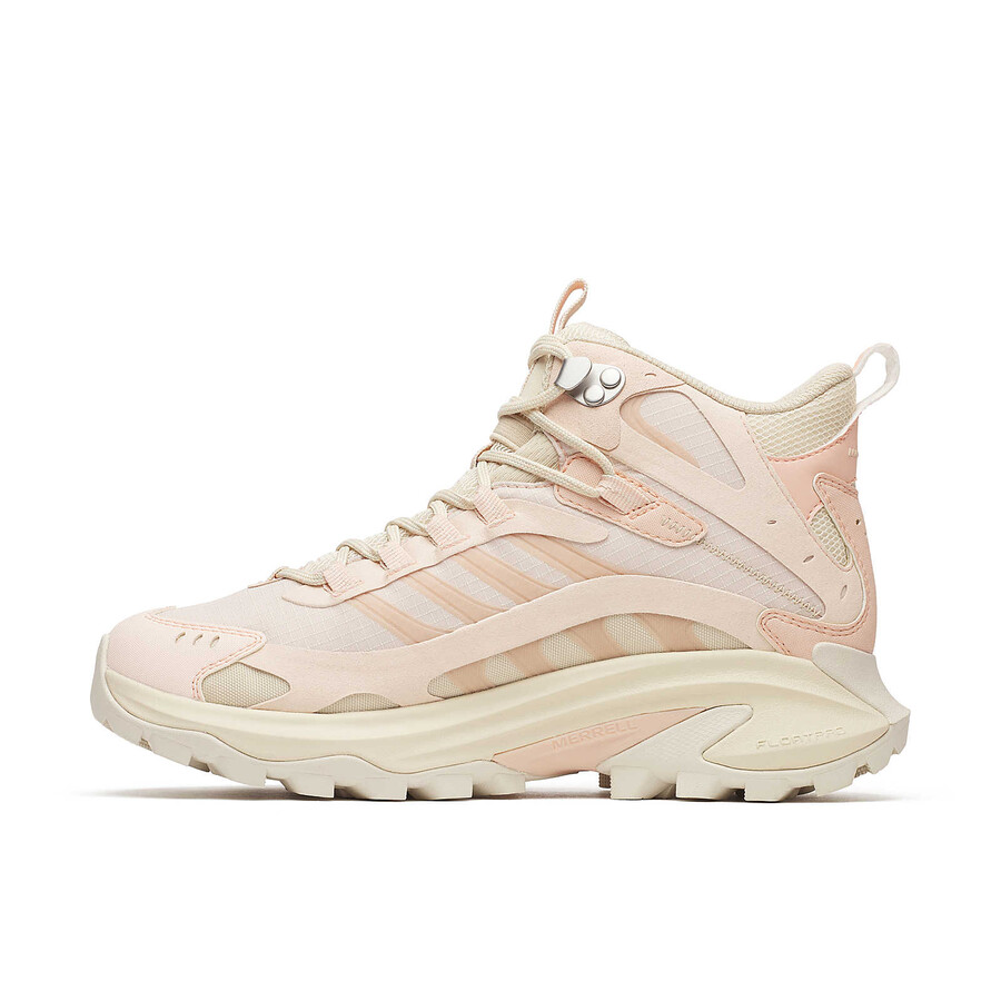 damskie buty trekkingowe moab speed 2 mid gore-tex w kolorze różowej soli