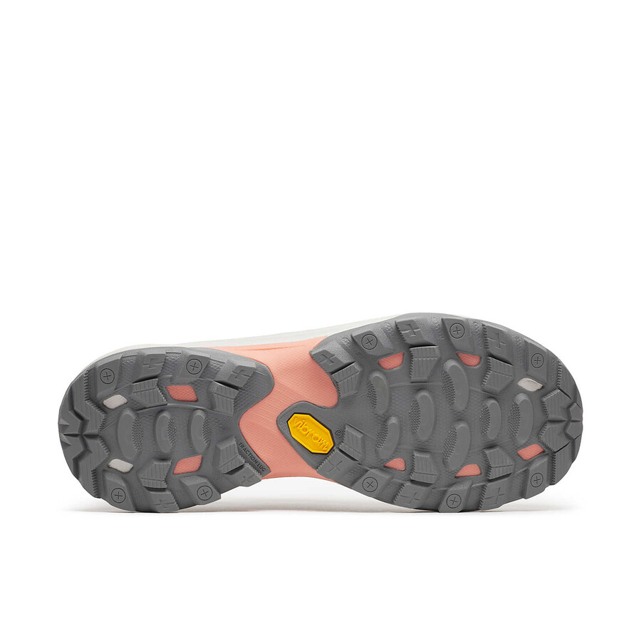 damskie buty trekkingowe moab speed 2 gore-tex w kolorze białymmiękkim koralowym