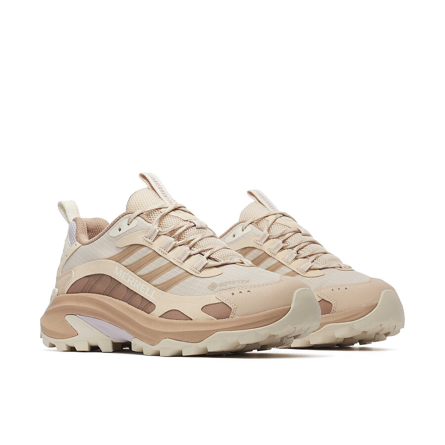 damskie buty trekkingowe moab speed 2 gore-tex w kolorze nougat
