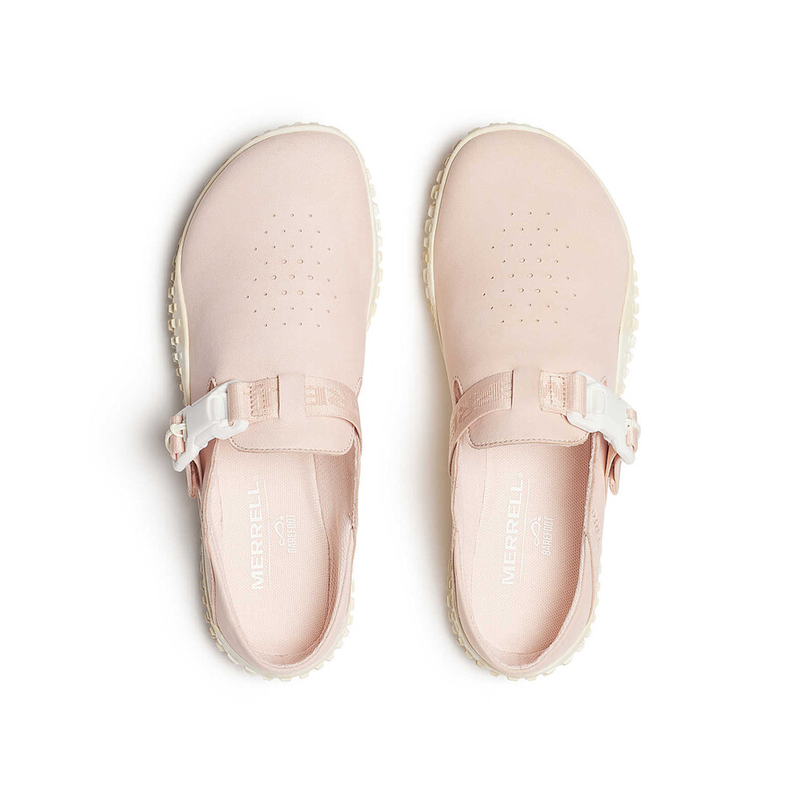 kobiety - wrapt slide nubuck - buty pink salt