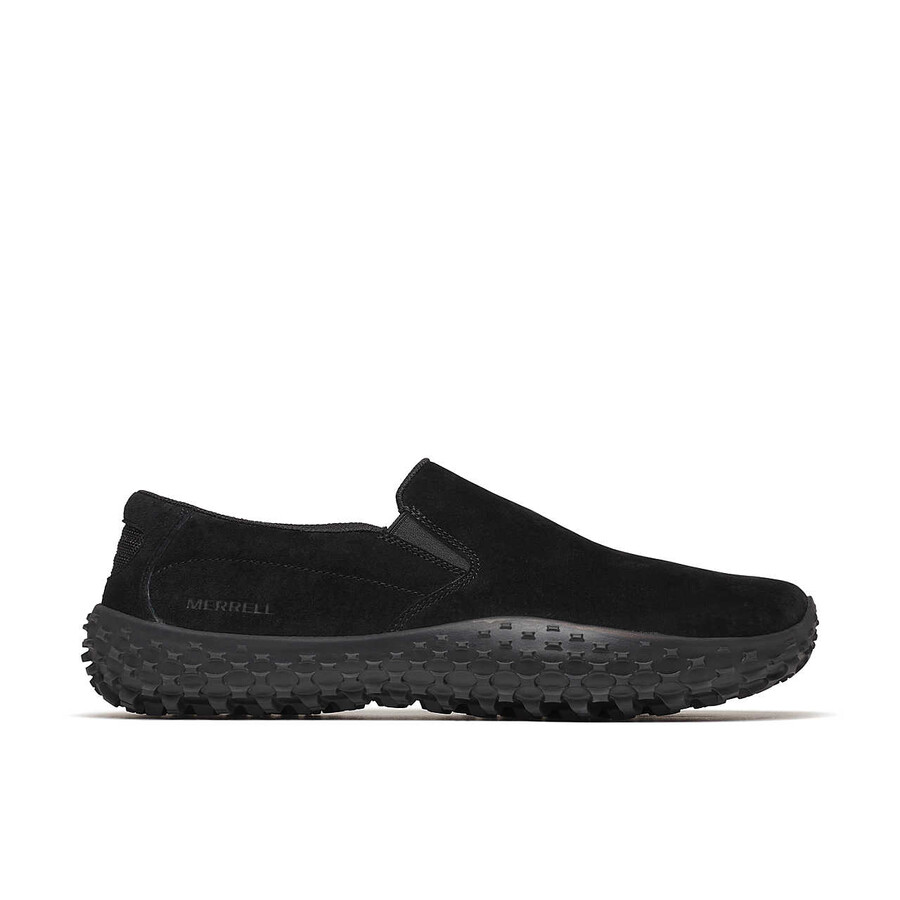 męskie owinięte wsuwane codzienne buty w kolorze czarnym