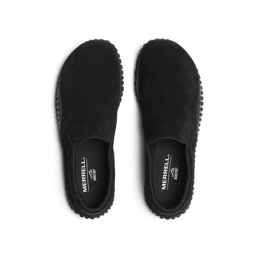 męskie owinięte wsuwane codzienne buty w kolorze czarnym
