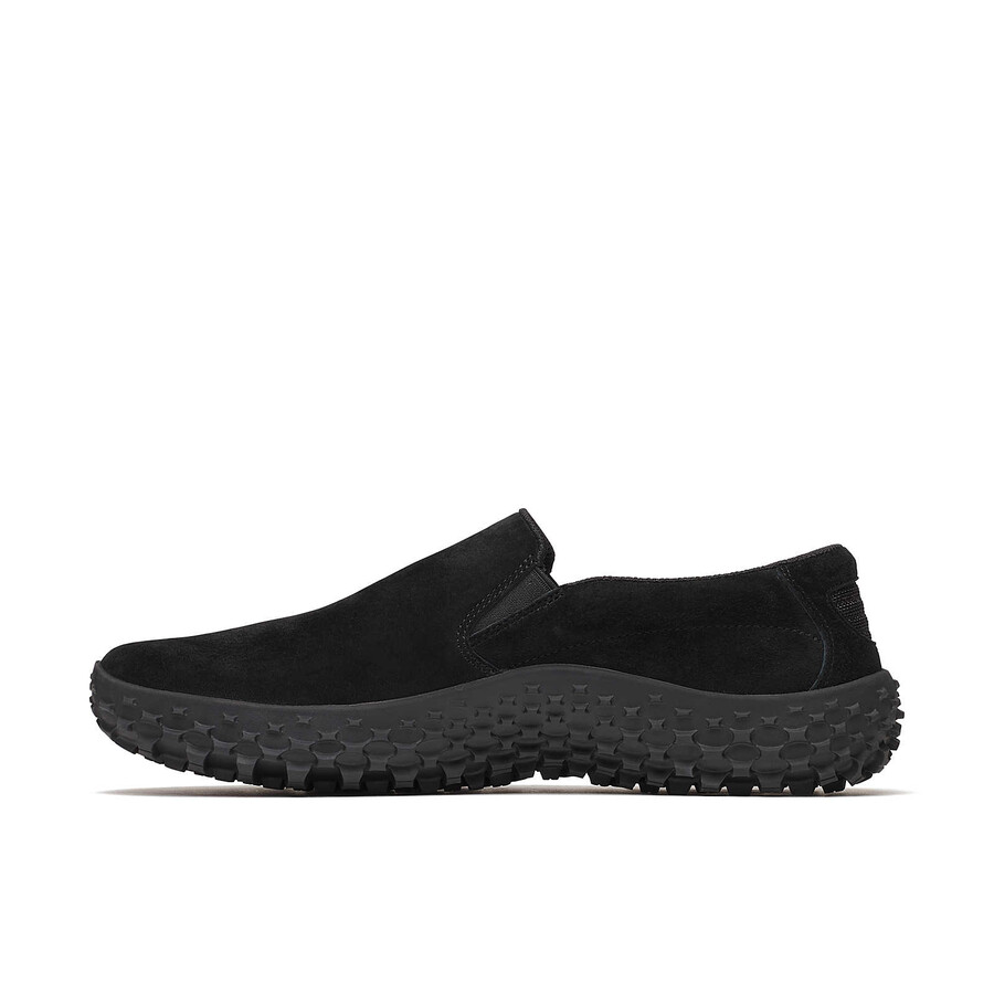 męskie owinięte wsuwane codzienne buty w kolorze czarnym