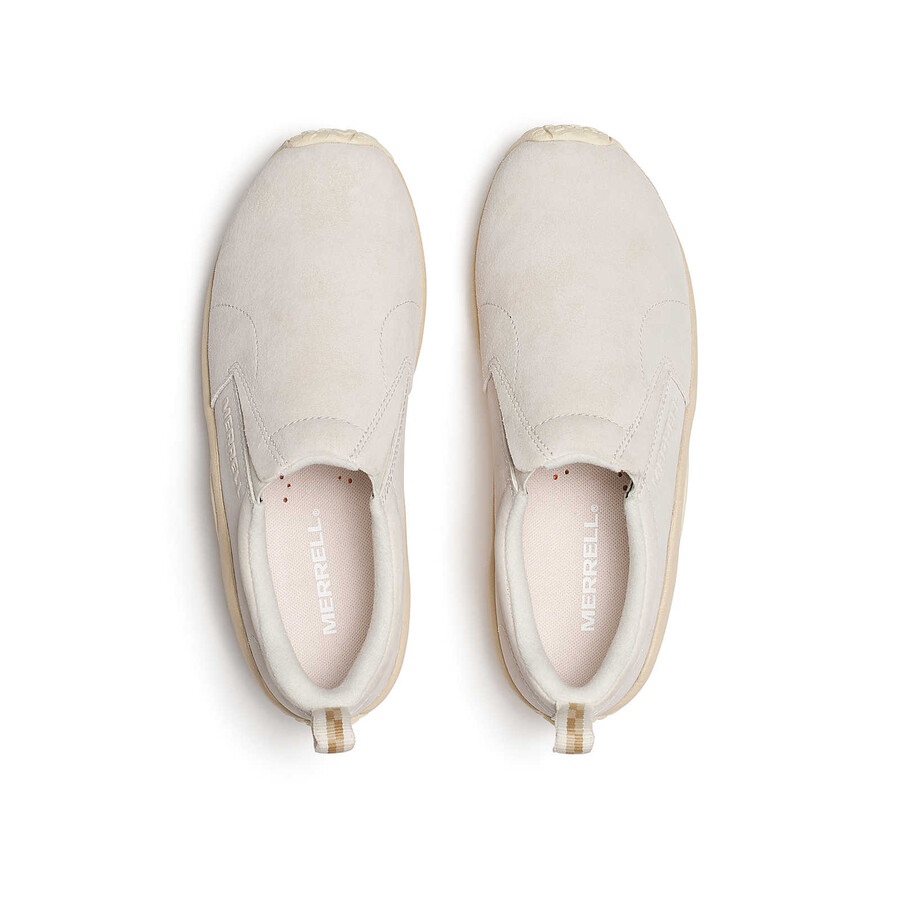 damskie półbuty jungle moc casual slip ons w kolorze skorupki jajka