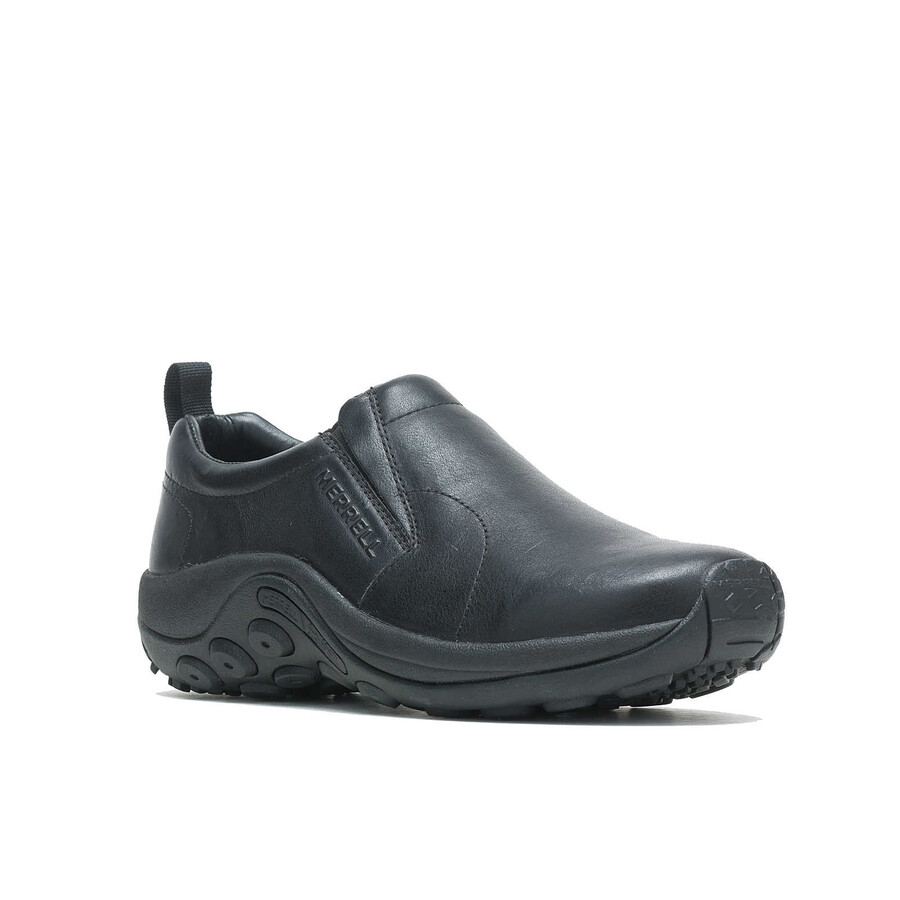 męskie buty codzienne jungle moc leather 2 o szerokiej szerokości midnight