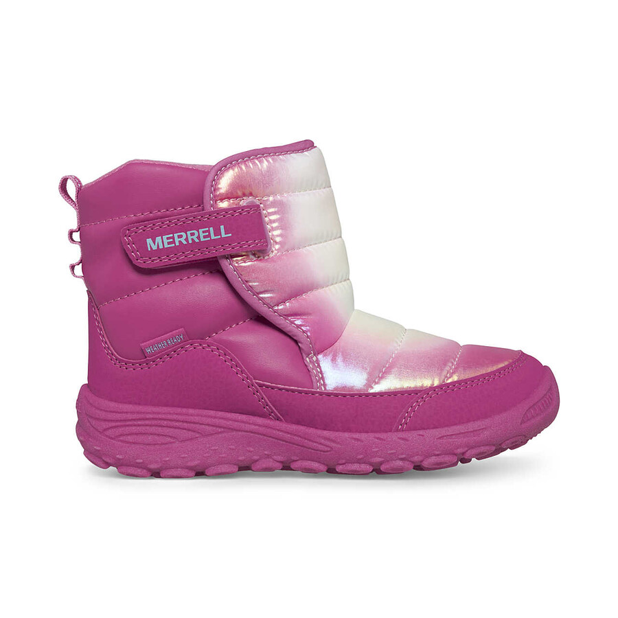 big kid - polar puffer boot - buty w kolorze różowym i wielokolorowym