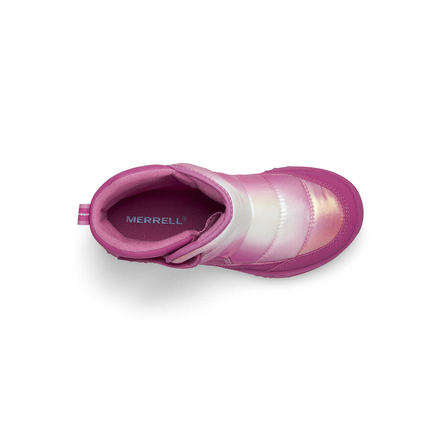 big kid - polar puffer boot - buty w kolorze różowym i wielokolorowym