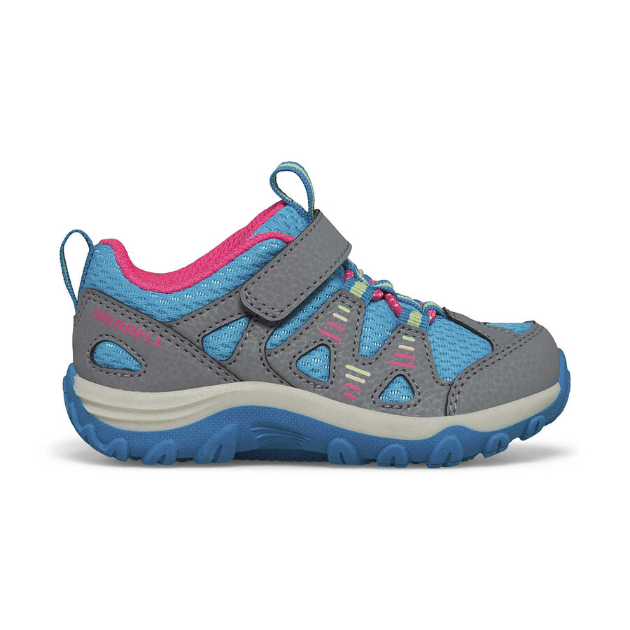 mały dzieciak - buty trail chaser 2 jr. us szaro-turkusowe wielokolorowe