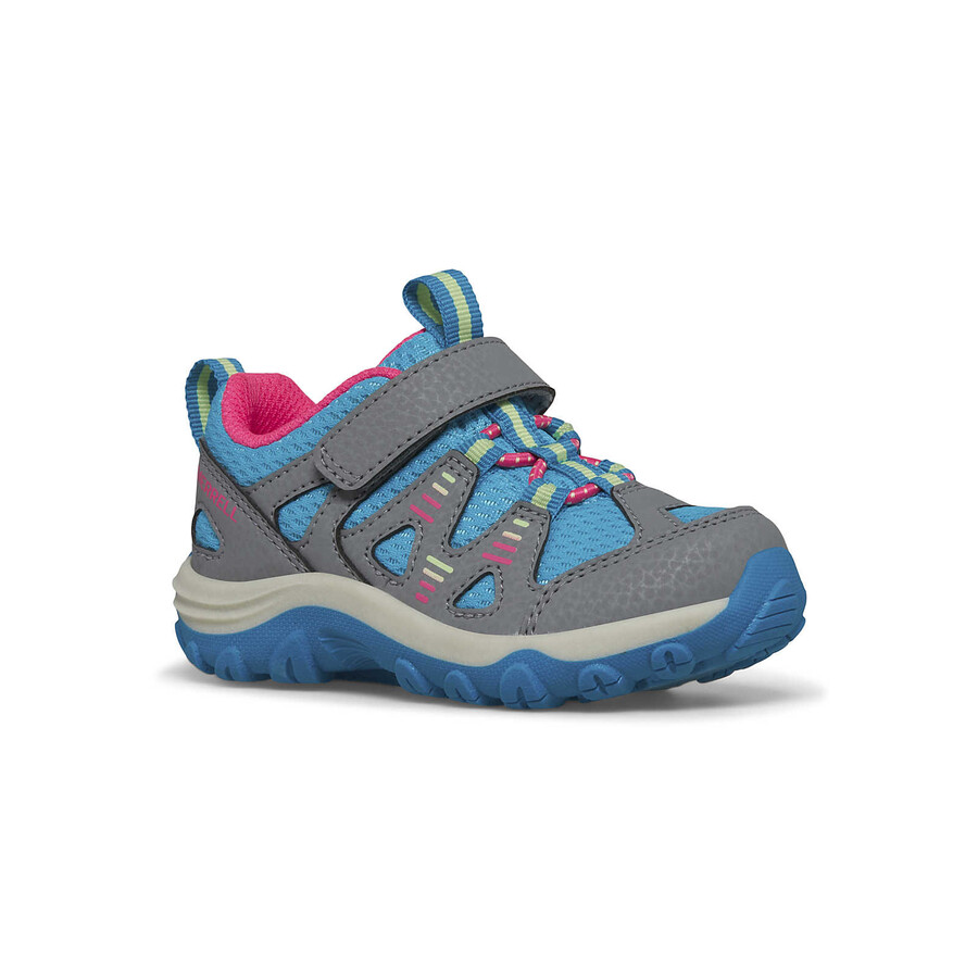 mały dzieciak - buty trail chaser 2 jr. us szaro-turkusowe wielokolorowe
