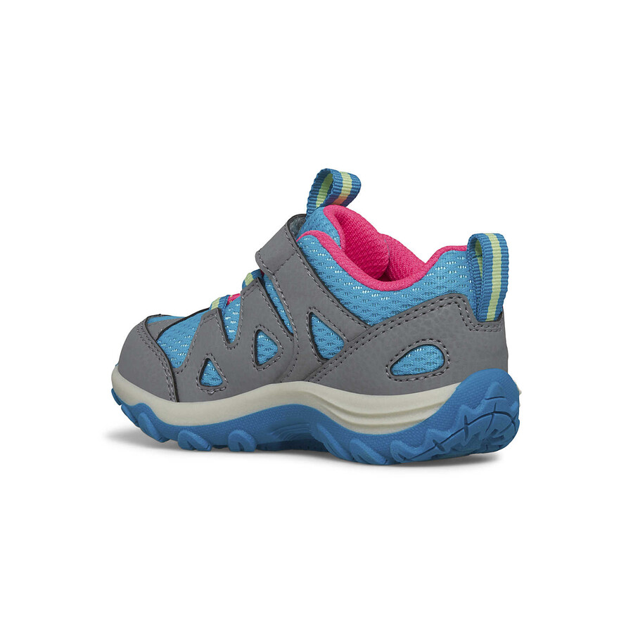 mały dzieciak - buty trail chaser 2 jr. us szaro-turkusowe wielokolorowe