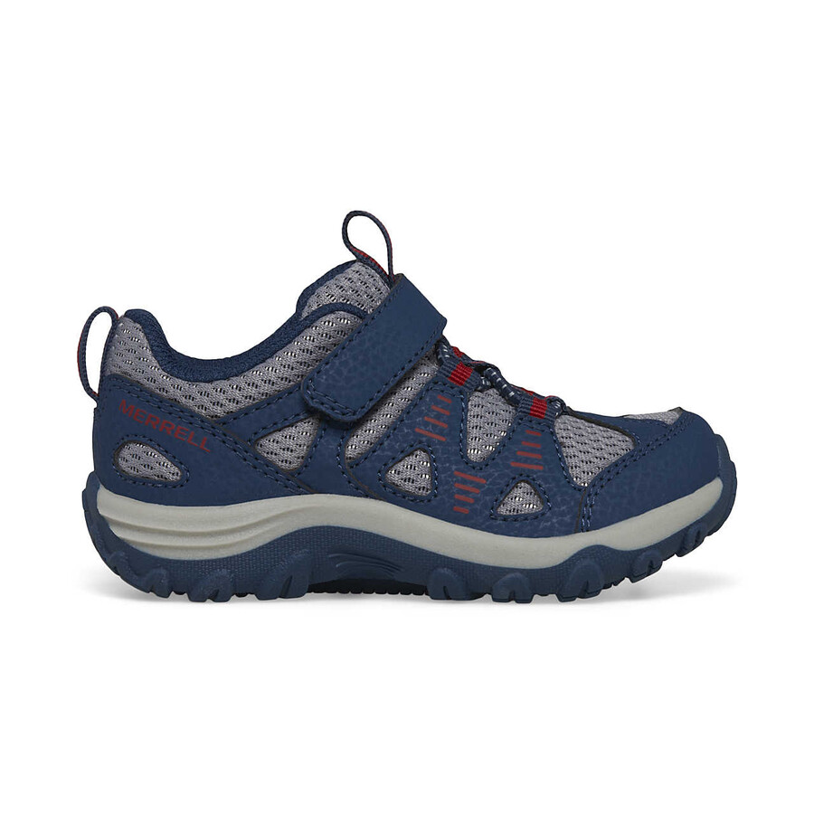 little kid - buty trail chaser 2 jr. us navyczerwone